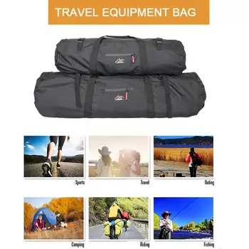 Многофункционална чанта с голям капацитет, която лесно се носи с себе си, сгъваема чанта-палатка, пътна чанта, водоустойчива чанта, чанта за съхранение с двойна дръжка Многофункционална чанта с голям капацитет, която лесно се носи с себе си, сгъваема чанта-палатка, пътна чанта, водоустойчива чанта, чанта за съхранение с двойна дръжка 0