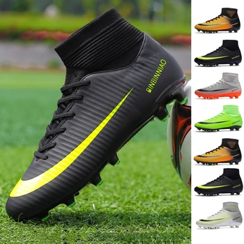 BX 2023 Нова младежки футболни обувки, Мъжки футболни обувки улични билкови маратонки Размер 35-45
