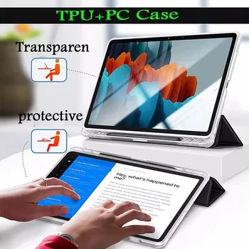 Калъф от TPU + PC за Samsung Galaxy Tab S6 Lite 2022 S7 11 S8 Tab S8 Plus 12,4 S7 FE 12,4 Калъф Пълно Защитно покритие със слот за молив Калъф от TPU + PC за Samsung Galaxy Tab S6 Lite 2022 S7 11 S8 Tab S8 Plus 12,4 S7 FE 12,4 Калъф Пълно Защитно покритие със слот за молив 2