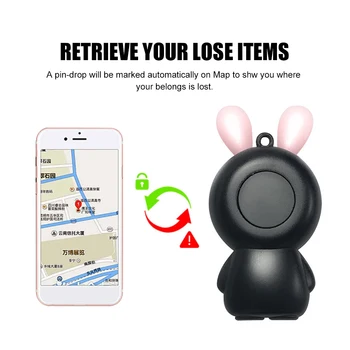 Мини интелигентни GPS анти-изгубено устройство Безжична Bluetooth dongle тракер търсещия локатор анти-изгубен сензор аларма за велосипед домашни животни-детски ключ