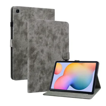За samsung Galaxy Tab A T510 T515 10,1 2019 Калъф Funda Tablet С Хубав Релефен под формата на тигър, флип-надолу Стойка, калъф + фолио