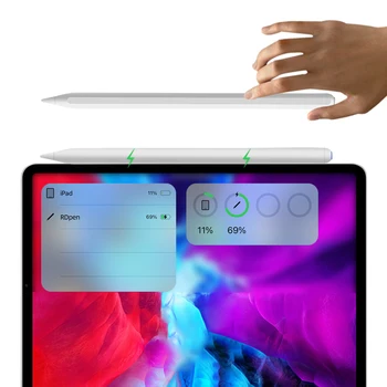 2022 нов сензорен стилус с безжична зареждане, който е с магнитен привързана към съвместим за apple с отклонение на дланта