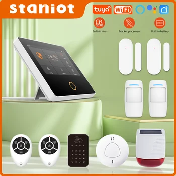 Staniot WiFi SecPanel 5 Безжична домашна аларма Sasha Smart 4,3 