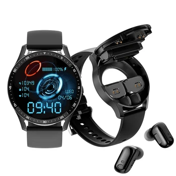Новите смарт часовници със слушалки X7 TWS, безжична двойна Bluetooth слушалки, 2 в 1, за разговори, за измерване на кръвното налягане, за спорт и музика, умни часовници