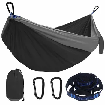 C2 Хамак за къмпинг, двойна, единична, лесен хамак с висящи с въжета, плаж, двор, улица, за опаковане на багажа, походный инструмент за пътуване