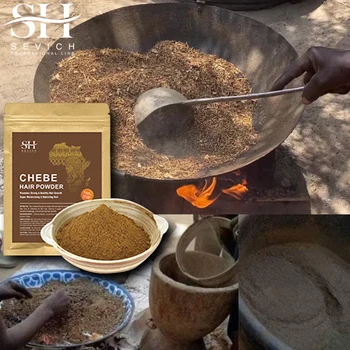 Традиционен прах Chad 100g Chebe Africa Women Traction Масло За Растеж на Косата От косопад За Мъже, Лечение на косопад Sevich