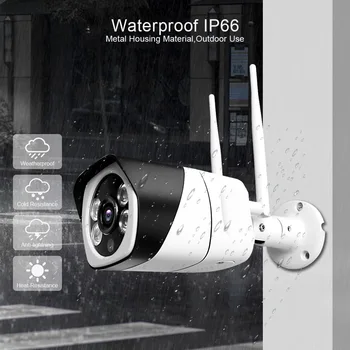 Sasha Нова IP камера 1080P Wifi HD външна инфрачервена камера за нощно виждане за сигурност двупосочна аудио безжична камера за наблюдение