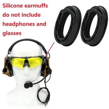 Тактически слушалки, амбушюры за лов, спортни тактически слушалки, адаптер за слушалки COMTAC I II III IV с шумопотискане