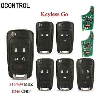 QCONTROL Keyless Go-Сгъваем Дистанционно Умен Автомобилен Ключ за Chevrolet Cruze Malibu Impala Orlando Regal за Opel за Buick 315433 ID46
