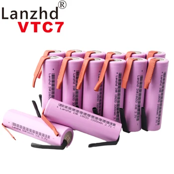 заваряване батерия 18650 батерия 3,7 В Акумулаторни батерии 18650 35E литиево-йонна батерия от 3300 mah VTC7 + никел 