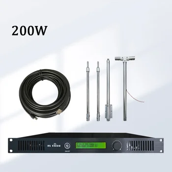 200 W 200 W FM-предавател + дипольная антена + комплект кабели 200 W 200 W FM-предавател + дипольная антена + комплект кабели 0
