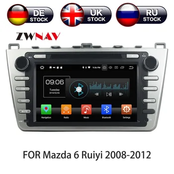 8 Ядрен Android 10 с DSP Кола DVD плейър GPS Навигация 2 DIN Радио За Atenza Mazda 6 2008-2012 Сателитна Навигация Мултимедиен IPS Екран