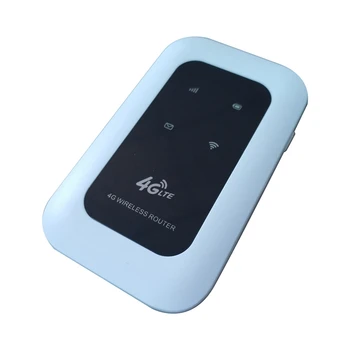 LTE 4G Рутер Wifi Ретранслатор 4G Слот за SIM-карти Модем ключ Рутер 150 Mbit/с Бял ABS