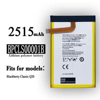 Оригиналната работа на смени Батерията BPCLS00001B за Blackberry Classic Q20, Висококачествени Вградени Литиеви батерии с Голям Капацитет, най-Новите