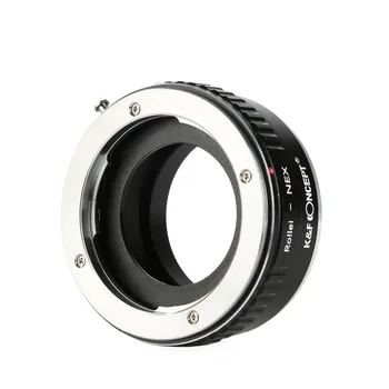Преходни Пръстен за обектива K & F Concept за обектив Rollei QBM към корпуса на камерата Sony E A5000 NEX-5T NEX-3N NEX-6 NEX-5R Преходни Пръстен за обектива K & F Concept за обектив Rollei QBM към корпуса на камерата Sony E A5000 NEX-5T NEX-3N NEX-6 NEX-5R 3