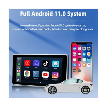 CarPlay Mini Ai Box Android 11 QCM6125 8G + 128 GB GPS Мултимедиен плеър CarPlay Mini Ai Box Android 11 QCM6125 8G + 128 GB GPS Мултимедиен плеър 2