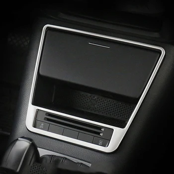 За Tiguan 2009 до 2015 ABS мат автомобилна централна контролен панел рамка капак завърши аксесоари за стайлинг на автомобили 1 бр.