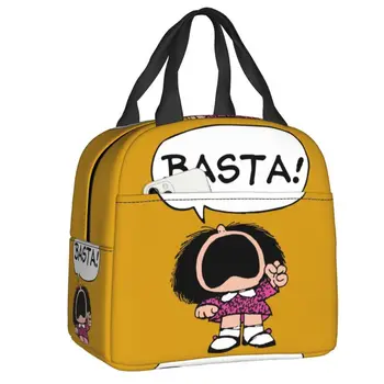 Mafalda Баста, термоизолированная чанта за обяд, cartoony преносим контейнер за обяд за децата в училище, кутия за съхранение на продукти