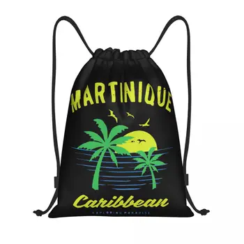 Мартиника Карибски рай Подаръчни и сувенирни чанти дантела прозорци, спортна чанта, новост, раница, шега, определени за пехота, спортни събития