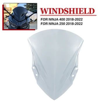 Въздушен спойлер на предното стъкло, дефлектор на предното стъкло, протектор за Kawasaki за Ninja400 Ninja250 2018 2019 2020 2021 2022