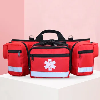 Медицинска чанта за комплект за първа помощ, преносима чанта за съхранение на аварийно-чанти, катерене екипировка за оцеляване в къмпинг, принадлежности за къмпинг голям капацитет