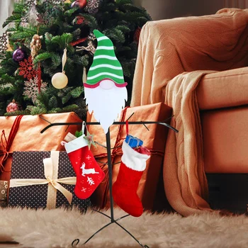 Коледен държач за отглеждане, поставка за коледни метални клони на дървото, закачалка за чорапи, украса за дома, закачалка с шарките на Дядо Коледа и снежен човек Коледен държач за отглеждане, поставка за коледни метални клони на дървото, закачалка за чорапи, украса за дома, закачалка с шарките на Дядо Коледа и снежен човек 3