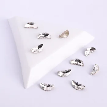 5x10 mm, половината от крилата на пеперуди, кристали за дизайн на ноктите, златна яка спускане, блестящ кристал, 3D стъклени кристали, висулки за нокти 5x10 mm, половината от крилата на пеперуди, кристали за дизайн на ноктите, златна яка спускане, блестящ кристал, 3D стъклени кристали, висулки за нокти 1
