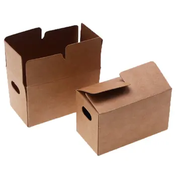 експресна кутия за куклена къща от 2 теми, миниатюрни сгъваема хартиена кутия, интериор за куклена къща, мебелни аксесоари за деца