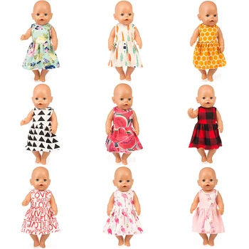 Нова рокля за почивка, стоп-моушън облекло, подходящо за 43-сантиметровой има кукли, дрехи за кукли Реборн, аксесоари за кукли Реборн