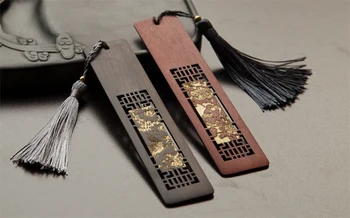 Висококачествен китайски полагане на marcador от палисандрово дърво, отметки, ретро дизайн, набор от цветни сенки за очи, маркери за книги segnalibro