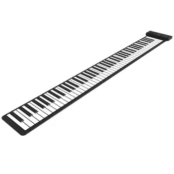 Професионално 88 клавишное на руло пиано преносимо USB складное дигитални пиана Гъвкава силиконова електронна клавиатура за деца и възрастни
