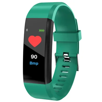2023 115 Плюс смарт гривна Спортен фитнес тракер часовници Smartband следи кръвното налягане и сърдечната честота Smart Band гривна за мъже