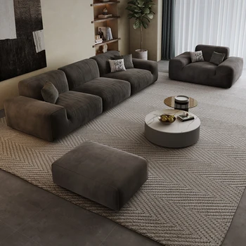 Дизайнерски текстилен театрален разтегателен Мързел Black Tiny House, директен комфортен диван, уникална мека мебел за цялото тяло, мебели за спалня Para El Hogar