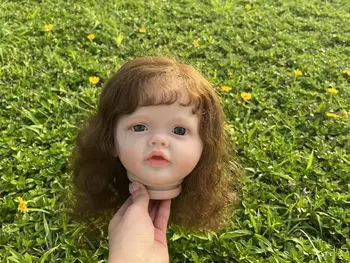 FBBD Artist 75cm Reborn Baby Doll Бети Стои Страхотно Момиче, Раскрашенный Комплект С Къдрава Кестенява Коса, Ръчно изработени, Ограничена Доставка на Играчки
