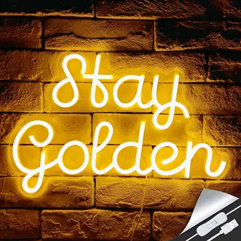 Останете златен неон табела Светлинна сватба за приемане на гости Неонова реклама с Декор на стените спални led неонова реклама с името Arcade