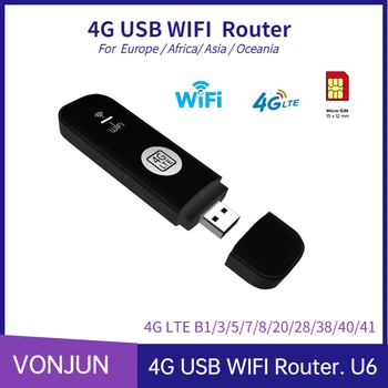 4G WiFi-ключ UFI 150М USB LTE B28, мобилна точка за достъп, портативен рутер за sim-карти U6