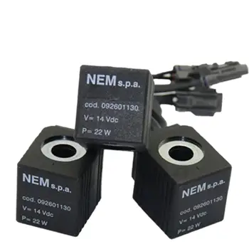 Детайл багер Макара електромагнитен клапан NEM за хидравлична помпа 092601130 (14 vdc) за FR65/FR85 RTS