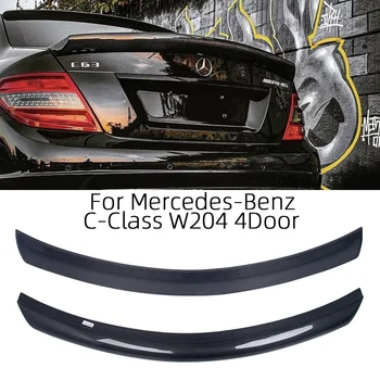 За Mercedes-Benz C-Class W204 4 врати VT Стил Заден Спойлер От Въглеродни Влакна, Крило на Багажника 2007-2014 FRP Cellular Коване