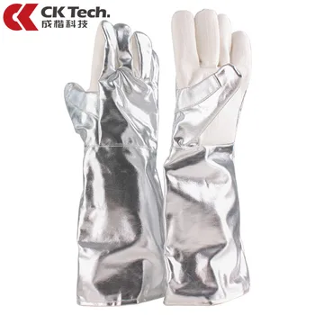 CK Tech.Топлоустойчиви ръкавици със защита от висока температура до 350 градуса, защитни ръкавици от алуминиево фолио, кухненски ръкавици за самозащита CK Tech.Топлоустойчиви ръкавици със защита от висока температура до 350 градуса, защитни ръкавици от алуминиево фолио, кухненски ръкавици за самозащита 1