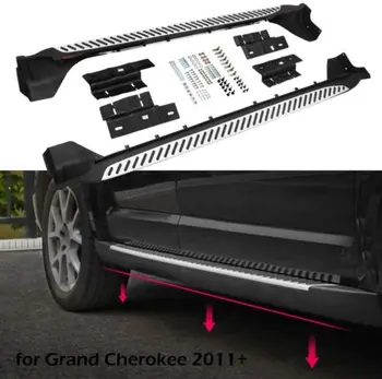 2 елемента Врата Фиксираната Странична Стъпало на Nerf Bar Крака Подходящ за Jeep Grand Cherokee 2011-2021