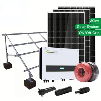 Екологично чист продукт за слънчева енергия 3 кВт система на слънчеви панели от мрежата на ниска цена