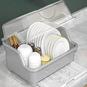 Домакинство кухненски чекмеджета за съхранение на прибори за хранене, кутия за съхранение на посуда, домашна купа, кутия за прибори за хранене, сливная количка, стойка за чаши, кутия за съхранение