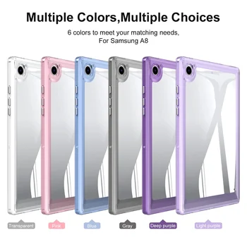 За Samsung Galaxy Tab A7 Lite 8,7 Прозрачен Калъф Ярки цветове за Samsung Galaxy Tab A7 Lite 8,7 T225 T220 Мек За Samsung Galaxy Tab A7 Lite 8,7 Прозрачен Калъф Ярки цветове за Samsung Galaxy Tab A7 Lite 8,7 T225 T220 Мек 4