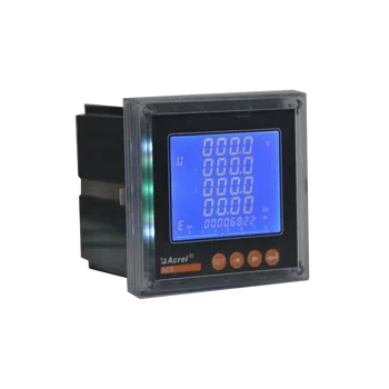 цифров LCD панел за анализ на качеството на електроенергията в мрежата, мултицет с harmanic с 0,2