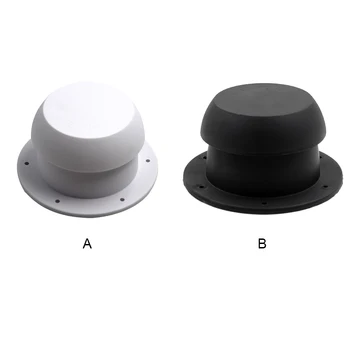 Вентилационни шапки АВТОБУСА, за покрив, дизайн на шапки, вентилационни шапки, детайли и аксесоари за циркулация на въздуха, предназначени за вятърна вентилация, бял