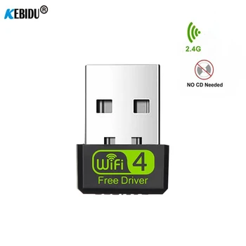 Мини USB WiFi Адаптер Безплатен Драйвер 150 Mbps-Wi-Fi Адаптер За PC USB, Ethernet, WiFi Ключ 2,4 G Мрежова Карта Antena Wi Fi Приемник