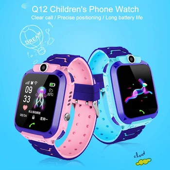 Детски смарт часовник, водоустойчив IP67, SOS-часовници за предотвратяване на загуба на мобилен телефон, проследяване на местоположението на разговор за SIM-карта 2G, детски умен часовник PK Q15