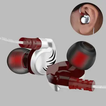 Слушалки Практични водоустойчив ергономични 3,5 мм спортни игри слушалки за мобилен телефон, слушалки с Кабел, Кабелни слушалки