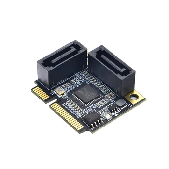 Конвертор PCI-E PCI Express 2 порта SATA 3,0 SSD HDD Контролер SATA3 Карта за разширяване на SATA Multiplier Допълнителна карта