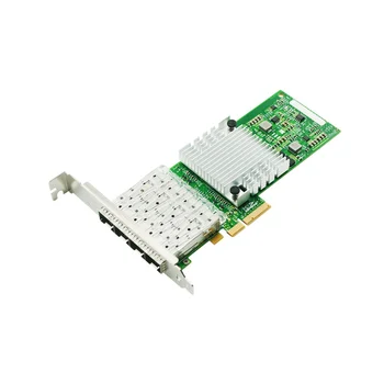 I350-4SFP PCI-Ex4 Gigabit четырехпортовый оптичен сървър, преносима мрежова карта I350AM4 мрежа с чип